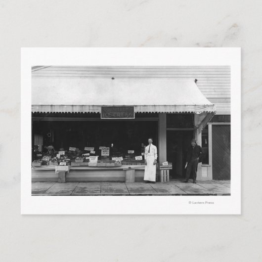 シーサイド、オレゴン州のオーダーアイスクリームショップ ポストカード (正面)