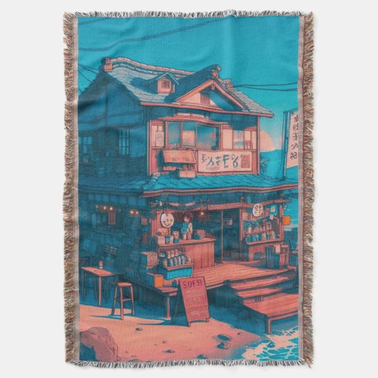シーサイド・ローファイ・ドリームス スローブランケット (正面縦)