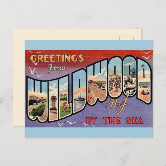 シーサイド・ワイルドウッドのポストカード ポストカード (正面/裏面)