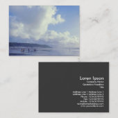 シーサイド – Western Ho, North Devon, UK (1970s) 名刺 (正面/裏面)