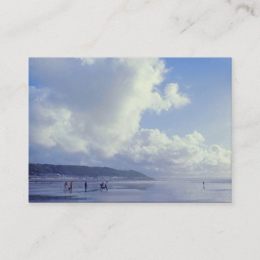 シーサイド – Western Ho, North Devon, UK (1970s) 名刺 (正面)