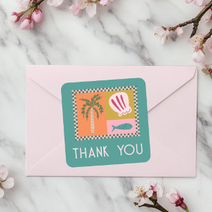 シーサイモダンドTHANK YOU FOR ORDER CUTEカスタム スクエアシール