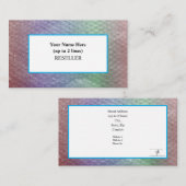 シーサイレンのバブルラップ背景再販業者 名刺 (正面/裏面)