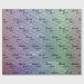 シーサイレンバブルラップ販売店有難う ラッピングペーパー (フラット)