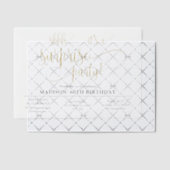 シーサプライズバースデーパーティー ベラム紙招待状 (オフセット (招待状))