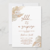 シーサプライズパンパスグラスシャワー 招待状 (正面)