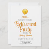 シーサプライズリタイオメントパーティの招待状 カード (正面)