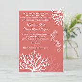 シーサンゴシーホース結婚式招待状 招待状 (スタンド正面)