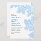 シーサンゴブルーリハーサルディナー招待状 招待状 (正面/裏面)