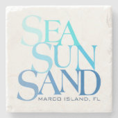 シーサンサンドコースター ストーンコースター (正面)