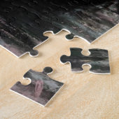 シーサンセットボートアンドシーガルパズルギフト ジグソーパズル (側面)