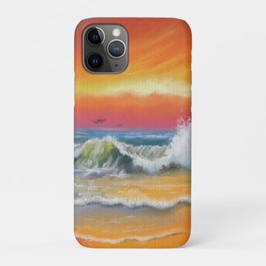 シーサンセットiPhoneケース抽象芸術 Case-Mate iPhoneケース (裏)