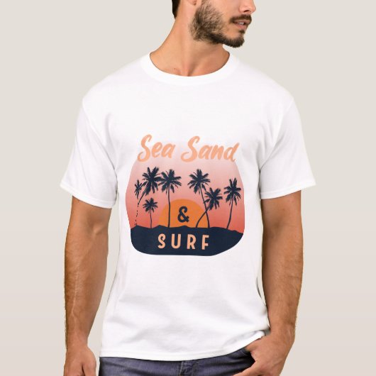 シーサンドサーフ Tシャツ (正面)