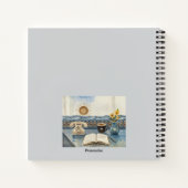 シーサンライズコーヒーエマーソン引用文ヴィンテージジャーナル ノートブック (裏面)