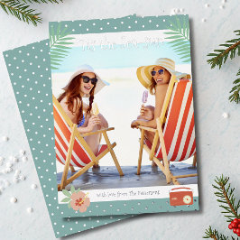 『シーサン熱帯ビーチ夏のクリスマス 箔シーズンカード