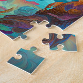 シーサーペントヘアレディファンタジーアート ジグソーパズル (側面)