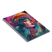 シーサーペントヘアレディファンタジーアート ノートブック (右側)