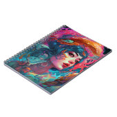 シーサーペントヘアレディファンタジーアート ノートブック (左側)