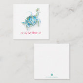 シーサーモル ビーチィ ミニ クリスマス ノートカード (正面/裏面)