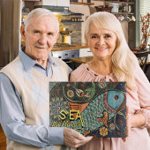 シーザフレーバーモザイクフィッシュ カッティングボード