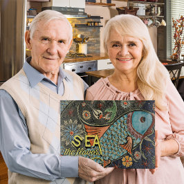 シーザフレーバーモザイクフィッシュ カッティングボード