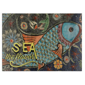 シーザフレーバーモザイクフィッシュ カッティングボード (正面)