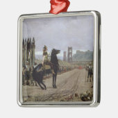 シーザーの前のVercingetorix、52紀元前に、1886年 メタルオーナメント (左)