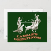 シーザーの挨拶はがき ポストカード (正面/裏面)
