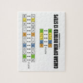 シーザーの暗号は回しました13のステップ(取り替え)を ジグソーパズル (縦)