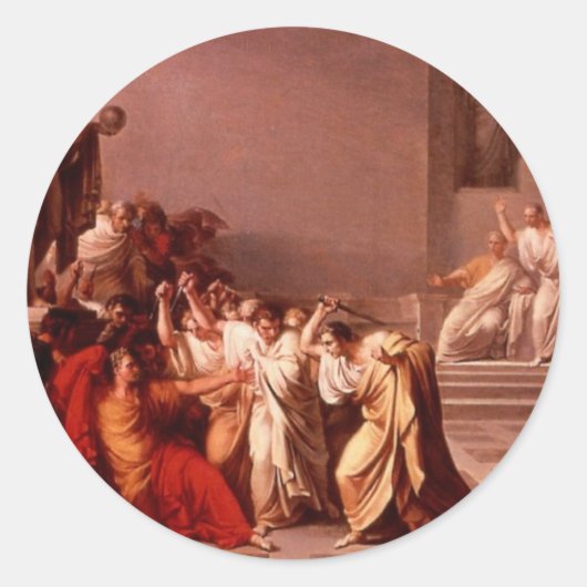 シーザーの死 ラウンドシール (正面)