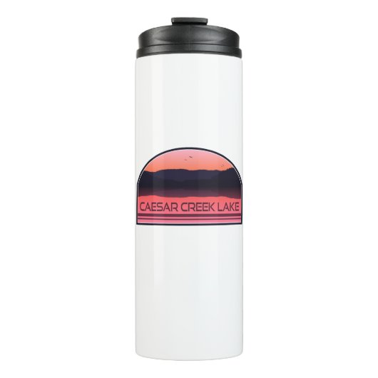 シーザークリークレイクオハイオレッドサンライズ タンブラー (正面)