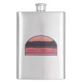 シーザークリークレイクオハイオレッドサンライズ フラスク (正面)