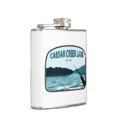 シーザークリークレイクオハイオ魚釣りロッド フラスク (右)