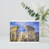 シーザーズ・パレス・ラスベガス像ホテルカジノ ポストカード (スタンド正面)