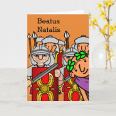 シーザー 誕生日おめでとう レギオンからの写真爆弾メッセージ カード (黄色い花)