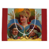 シーザー – Kaiser - Tsarシガーボックスラベルプリント ラージペーパーバッグ (裏面)