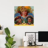 シーザー – Kaiser - Tsarシガーボックスラベル ポスター (ホームオフィス)