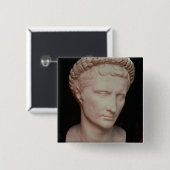 シーザーAugustusの頭部 缶バッジ (正面&裏面)