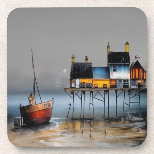 シーシお洒落ャップ – 懸命プラスチックのコースター コースター (正面)