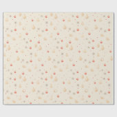 シーシェミニマルルホリデークリスマス ラッピングペーパー (フラット)