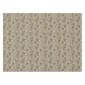 シーシェルがビーチ砂に囲まれている テーブルクロス (正面(横))