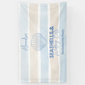 シーシェルとウェディングベル独身最後の夜 横断幕 (縦)