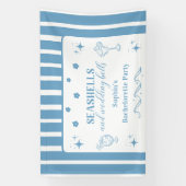 シーシェルとウェディングベル独身最後の夜 横断幕 (縦)