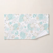 シーシェルとカメ バスタオルセット (ハンドタオル)