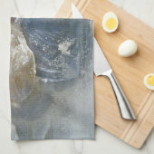 シーシェルとサーフィン キッチンタオル (四つ折り)