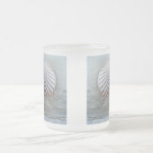 シーシェルとサーフィン フロストグラスマグカップ (中央)