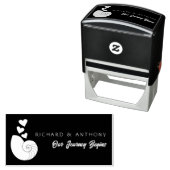 シーシェルとハート セルフインキングスタンプ (インサイチュ)