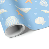 シーシェルとヒトデ ラッピングペーパー (ロールコーナー)