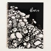 シーシェルと小石のスケッチ プランナー手帳 (正面)