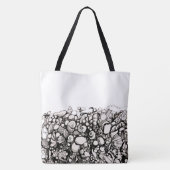 シーシェルと小石のトートバッグ トートバッグ (裏面)